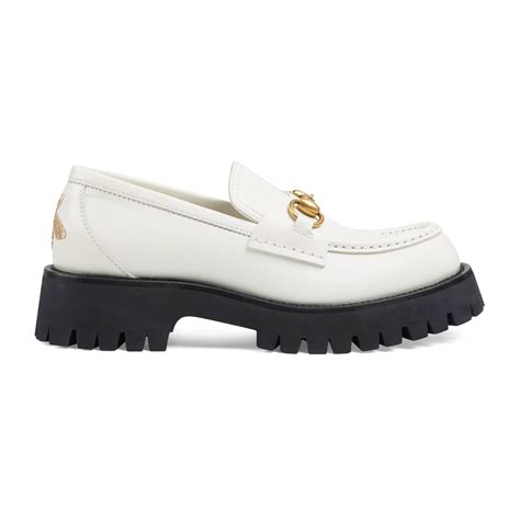 cheap white gucci loafers|gucci fringe loafer.